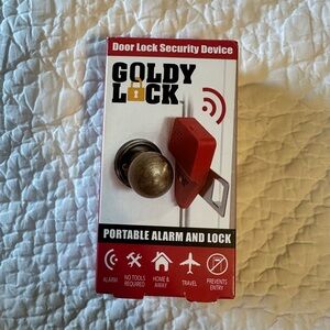 Portable Alarm and Lock - Red